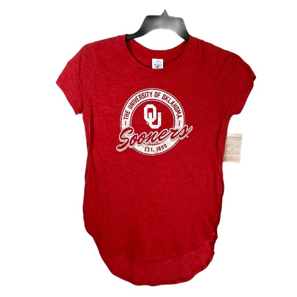 2/$18 💥🆕 Rivalry Threads University Oklahoma Sooners Red T-Shirt | Small | 741 - Picture 1 of 7
